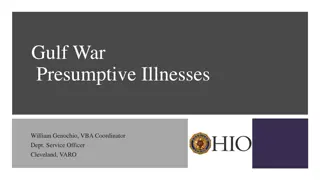 Gulf War Presumptive Illnesses and Eligibility Requirements for Veterans