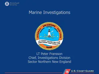 Important Guidelines for Reporting Marine Casualties