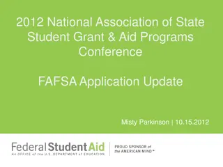 Analysis of 2012-2013 State Student Grant & Aid Programs Conference