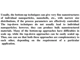 Comparative Analysis of Bottom-up and Top-down Nanomaterial Synthesis Techniques