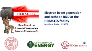 Electron Beam Generation and Cathode Research at HERACLES Facility