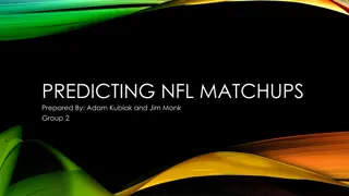 Analyzing NFL Matchups: Predictive Models and Insights