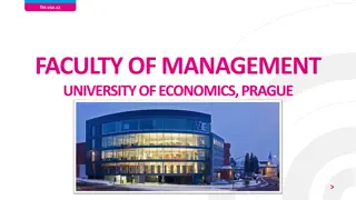 Explore Faculty of Management, University of Economics in Prague