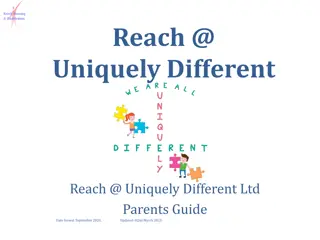 Reach @ Uniquely Different: Providing Accommodation and Support for Children with Disabilities