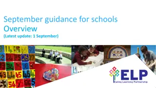 September Guidance for Schools Overview: Latest Updates on School Reopening