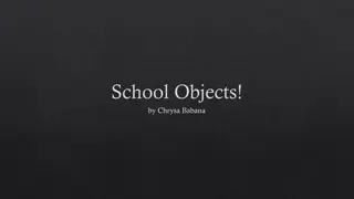 Explore School Objects by Chrysa Babana