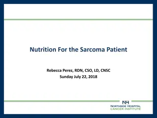 Nutritional Guidelines for Sarcoma Patients: Debunking Myths, Addressing Challenges