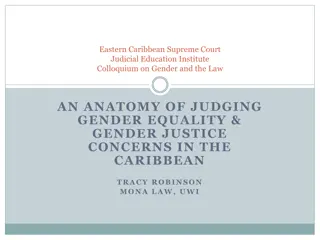 Gender Equality and Judicial Independence in the Caribbean