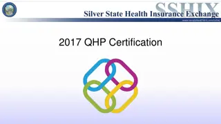 QHP Certification Process for 2017 Health Plans in Nevada