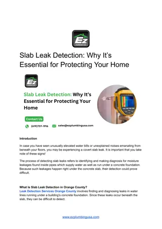 Slab Leak Detection_ Why It’s Essential for Protecting Your Home