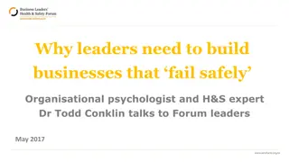 Building Businesses That Fail Safely: Insights from Dr. Todd Conklin