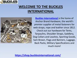 Premium Footman Loops at Buckles International