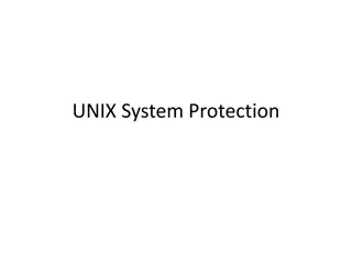 Overview of UNIX System Protection