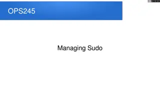 Sudo and User Privileges Management in Linux