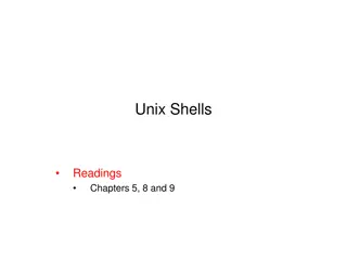 Unix Shells: A Comprehensive Overview