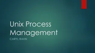 Understanding Unix Process Management