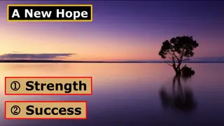 A New Hope: Strength and Success Through Joshua's Journey