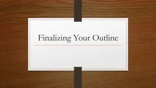 Finalizing Your Outline: Addressing Concerns and Setting Goals