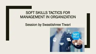 Effective Soft Skills Tactics for Management in Organizations