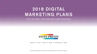 SMB Digital Marketing Trends 2018: Objectives, Success, and Challenges