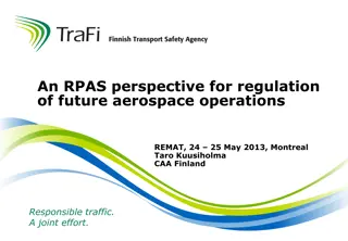 Regulation of Future Aerospace Operations from an RPAS Perspective