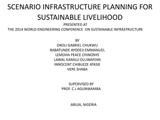 Sustainable Infrastructure Planning for Livelihood Enhancement