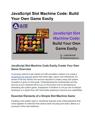 _JavaScript Slot Machine Code_ Build Your Own Game Easily