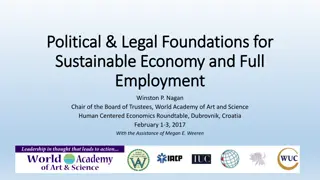 Political and Legal Foundations for Sustainable Economy and Full Employment