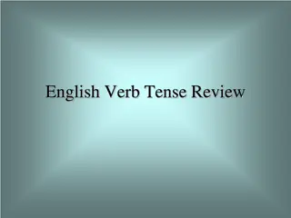 English Verb Tense Review: Simple Present and Simple Past