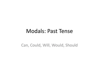 Understanding Modals in Past Tense