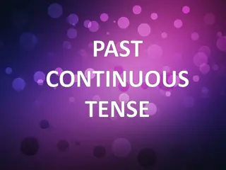 The Past Continuous Tense