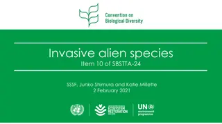 Global Efforts in Managing Invasive Alien Species