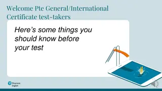 Essential Guidance for PTE General/International Certificate Test-Takers