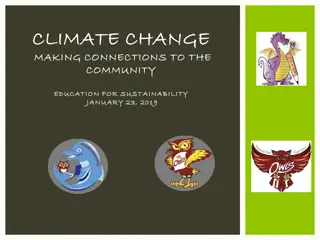 Understanding Climate Change Impacts and Actions in the Community