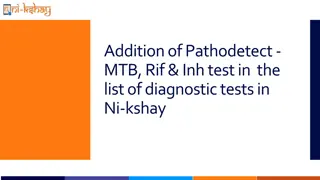 Enhancing Diagnostic Tests with Pathodetect in Ni-kshay Module