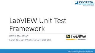 The LabVIEW Unit Test Framework