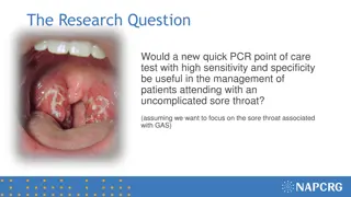 Management of Uncomplicated Sore Throat with a New Quick PCR Point-of-Care Test