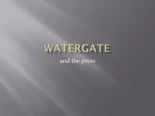 The Watergate Scandal: A Turning Point in Journalism and Government