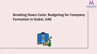 Breaking Down Costs-Budgeting for Company Formation in Dubai, UAE