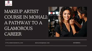 Makeup Artist Course in Mohali A Pathway to a Glamorous Career