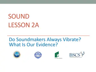 Exploring Soundmakers: Do They Always Vibrate?