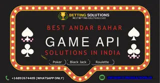 Best Andar Bahar Game API Provider – Betting Solutions