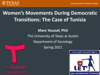 Women's Movements in Tunisia: Political Participation During Democratic Transitions