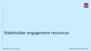 Effective Stakeholder Engagement in NSW Public Service Commission