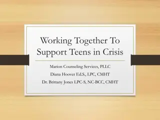 Supporting Teens in Crisis: Marion Counseling Services