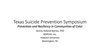 Understanding Resilience and Prevention in Communities of Color