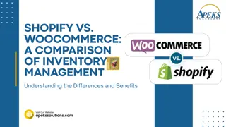 Shopify vs WooCommerce A Comparison of Inventory Management