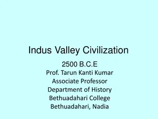 Exploring the Indus Valley Civilization: Artifacts, Cities, and Origins