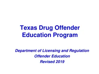 Texas Drug Offender Education Program and DWI Penalties