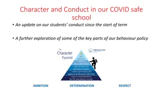 Update on Student Conduct in Our COVID-Safe School